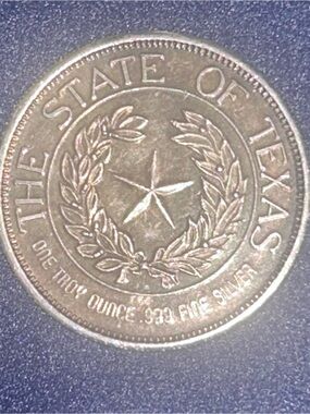 The State of Texas Silver Round - Silver Coin